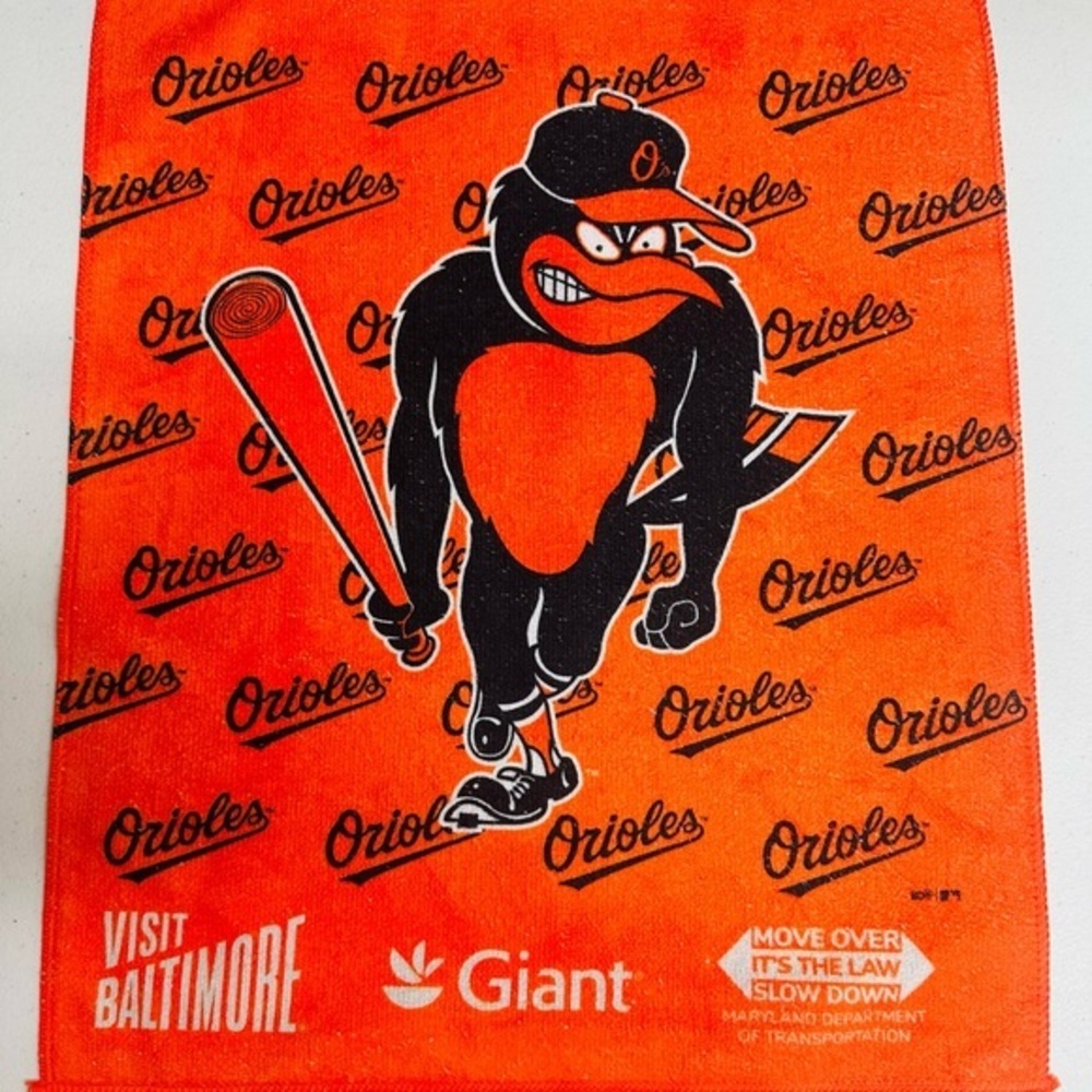 Baltimore Orioles Orange Rally Towel - Baseball Accessories for Fans!